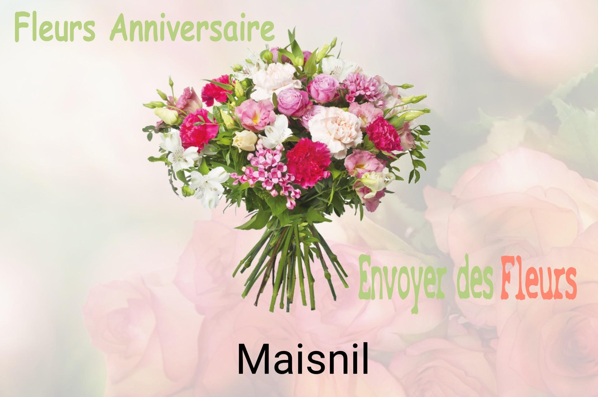 Bouquet de fleurs d’anniversaire livré à Maisnil