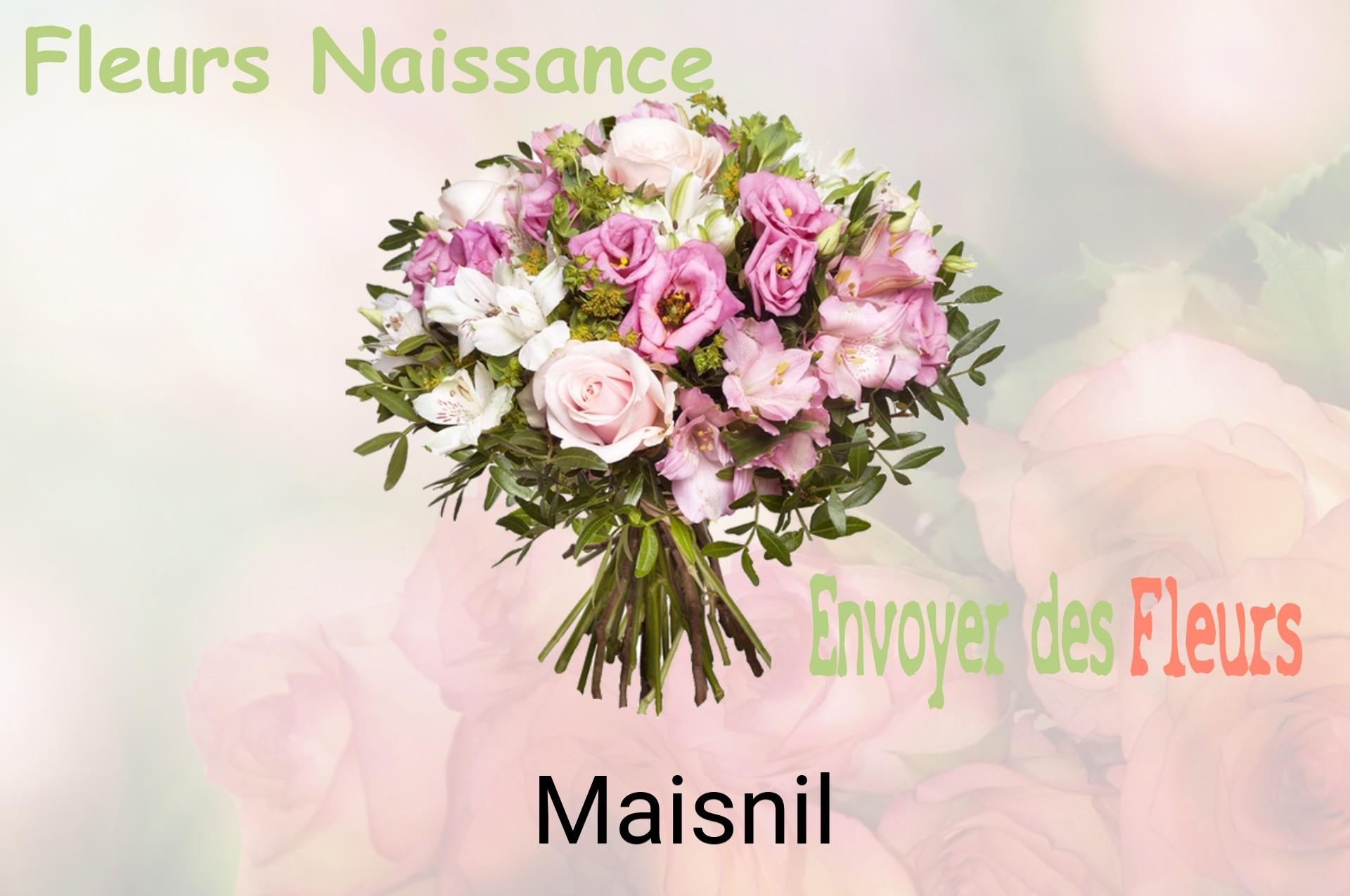 Bouquet de fleurs de naissance livré à Maisnil
